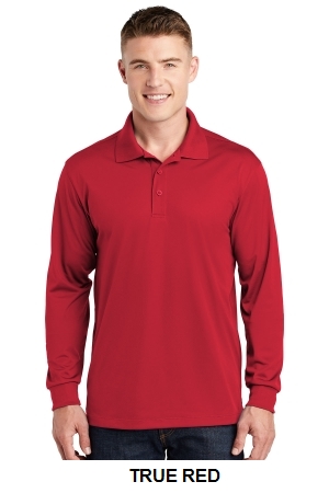 Sport-Tek Long Sleeve Micropique Sport-Wick Polo. ST657.